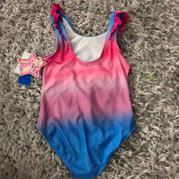 NWT JoJo Siwa 1pc Swimsuit Girl's Size 6X - Picture 4 of 5